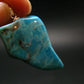 Genuine Turquoise Silver Pendant From Sleeping Beauty Arizona - 1.5" - 8.22 Grams