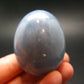 Fine Angelite Angellite Egg From Peru - 1.8"