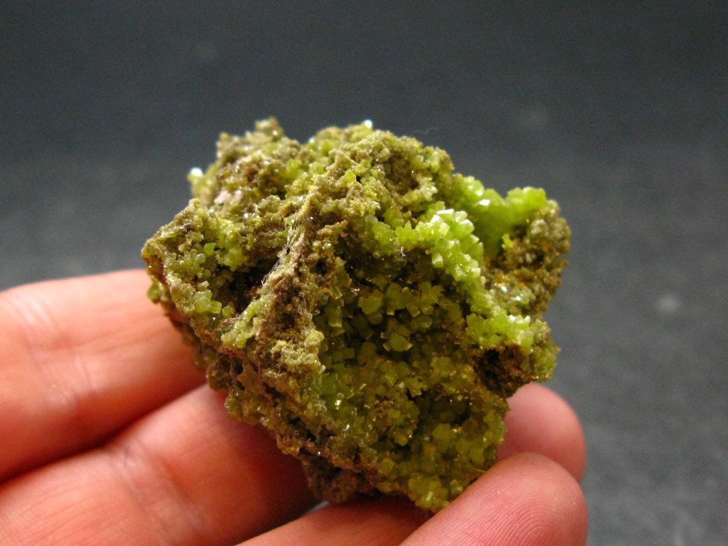 Very Nice Rare Pyromorphite Cluster from China - 1.6" - 44.81 Grams