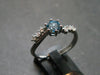 Natural Facetted Blue Topaz Crystal Ring - 1.85 Grams - Size adjustable