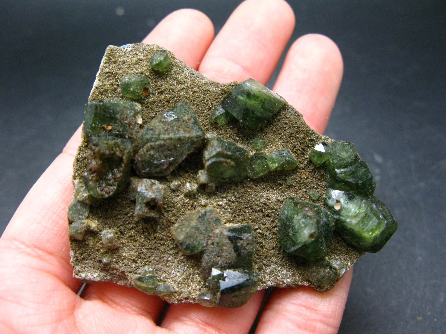 Ludlamite Cluster From Bolivia - 2.4" - 38.7 Grams
