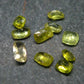 Lot of 10 Green Chrysoberyl Cut Gems From Brazil - 3.06 Carats