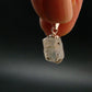 Rare Gem Phenacite Phenakite Crystal Silver Pendant From Myanmar (Burma) - 6.05 Carats - 0.7"