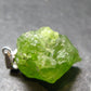 Peridot Olivine Pendant in SS From Arizona - 1.0" - 3.61 Grams