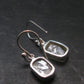 Phenakite Phenacite Crystal Silver Earrings from Russia - 2.91 Grams