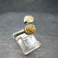 Herderite Crystal Silver Ring From Brazil - Adjustable Size - 2.43 Grams