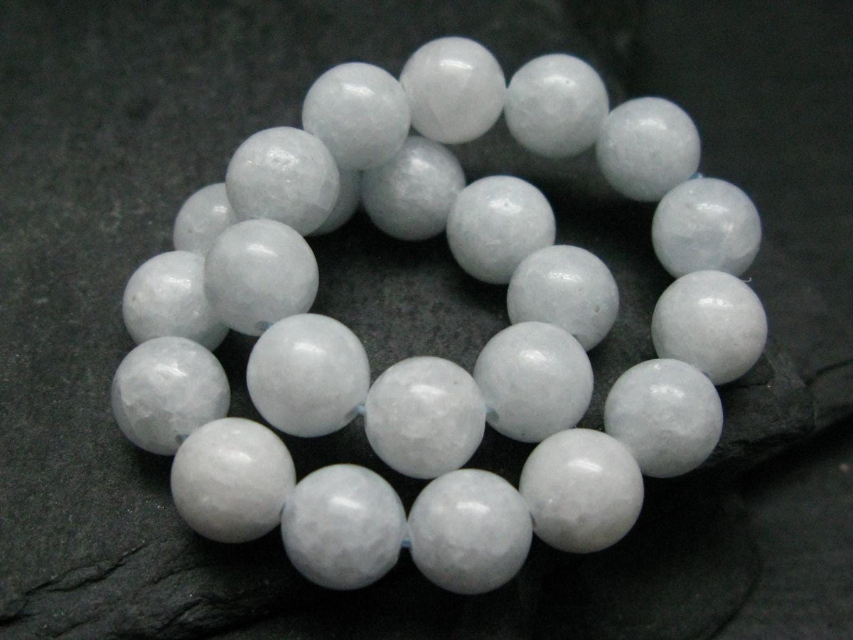 Genuine Celestite Celestine Bracelet ~ 7 Inches ~ 8mm Round Beads
