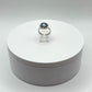 Sky Blue Topaz Sterling Silver Floral Ring – Natural Topaz Jewelry - Size 6