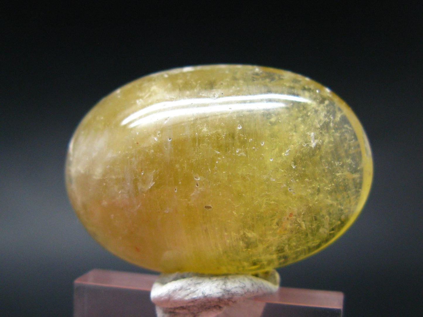 Rare Agni Gold Danburite Cabochon From Tanzania - 49.75 Carats - 1.3"