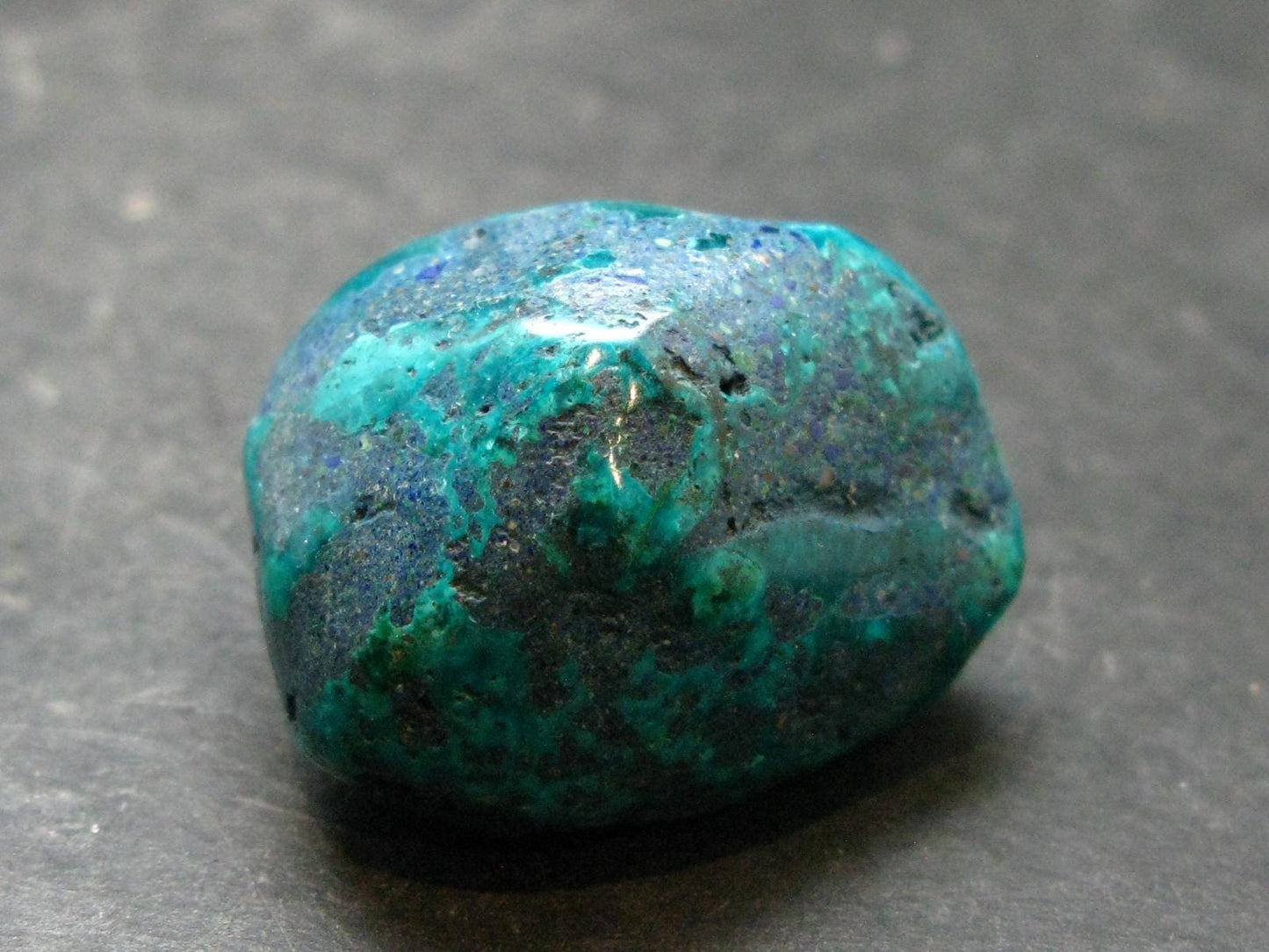 Very Nice Tumbled Dioptase Stone from Congo - 1.2" - 20.79 Grams