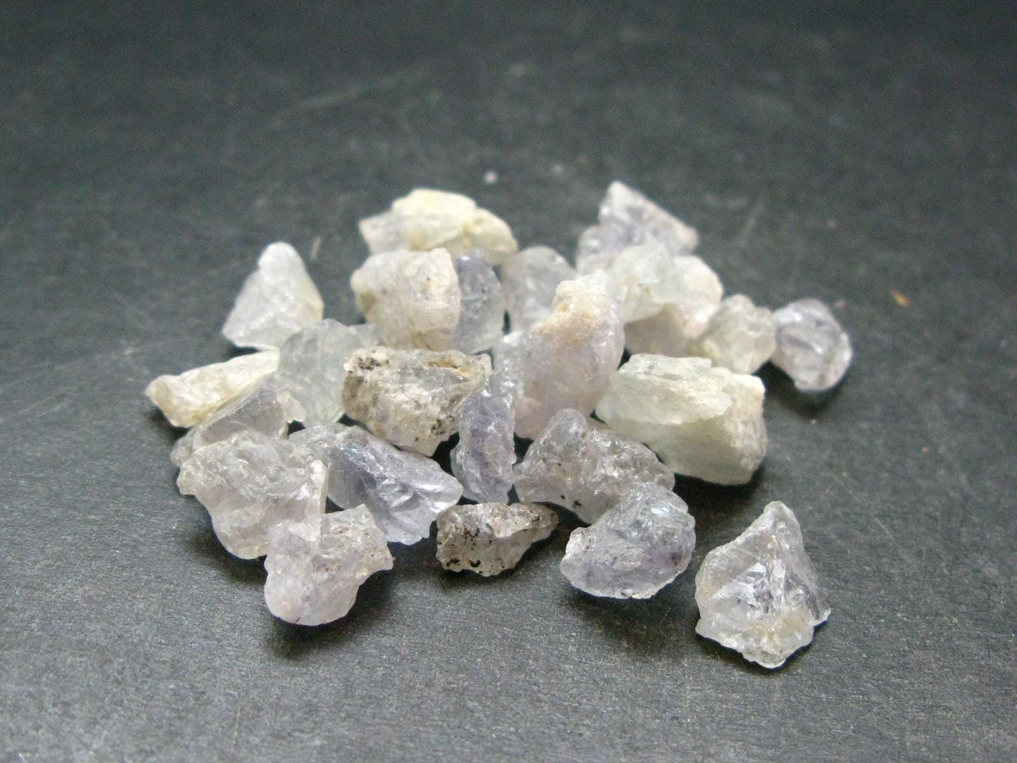 Lot of 25 Gray Herderite Crystals from Africa - 84.20 Carats