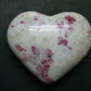 Large Cinnabar in Quartz Heart from Peru - 132.91 Grams - 2.5"