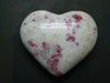 Large Cinnabar in Quartz Heart from Peru - 132.91 Grams - 2.5"