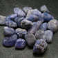 Lot of 25 Gem Tanzanite Zoisite Tumbled Pieces From Tanzania - 30.63 Grams