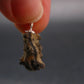 Fulgurite Lightning Rock Silver Pendant From USA - 0.9" - 0.79 Grams