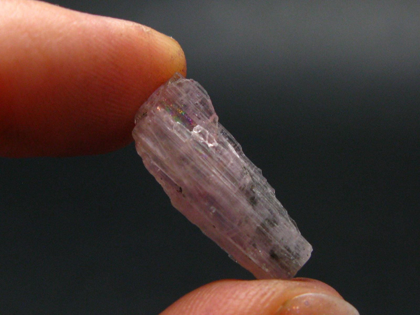 Tanzanite Gem Untreated Pink Crystal From Tanzania - 7.15 Carats -0.8"
