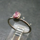 Bixbite Red Emerald Beryl Silver Ring From Utah USA - Size 6 - 1.83 Grams