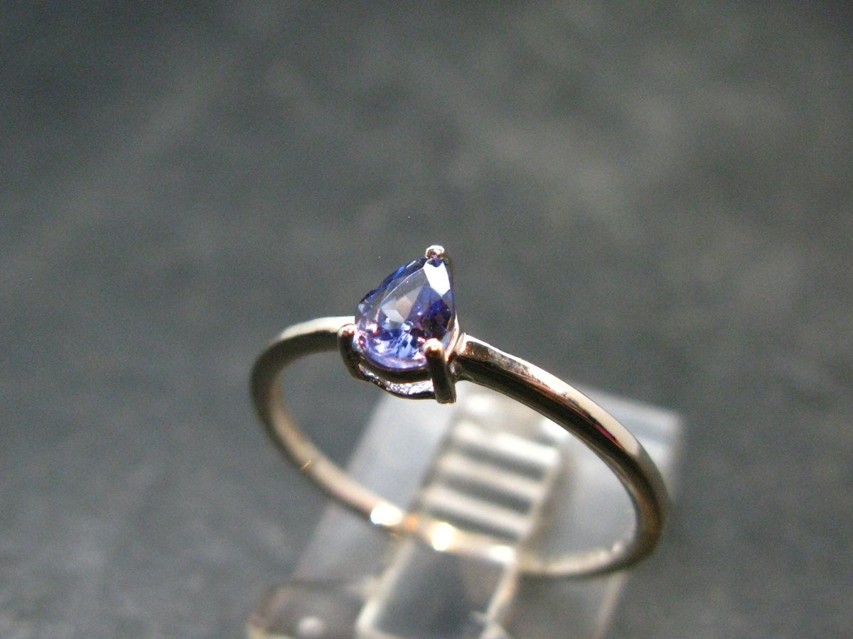 Tanzanite (Zoisite) Sterling Silver Ring - 0.94 Grams - Size 7