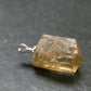Golden Scapolite Silver Pendant From Tanzania - 1.0" - 4.82 Grams