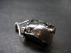 Unpolished Elite Shungite Silver Pendant from Russia - 1.8" - 9.74 Grams