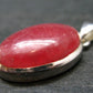 Rare Rhodochrosite Sterling Silver Pendant From Argentina - 1.4" - 8.28 Grams