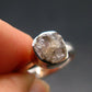 Gray Herderite Silver Ring from Africa - Size 6 - 1.77 Grams