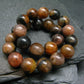 Andalusite Chiastolite Genuine Bracelet ~ 7 Inches ~ 8mm Round Beads