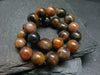 Andalusite Chiastolite Genuine Bracelet ~ 7 Inches ~ 8mm Round Beads