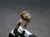 Gray Herderite Silver Ring from Africa - Size 8 - 1.86 Grams
