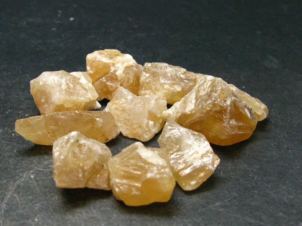 Rare Lot Of 10 Scheelite Crystals from China - 133.34 Grams