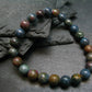 Ruby in Kyanite Genuine Bracelet ~ 7 Inches ~ 8mm Round Beads