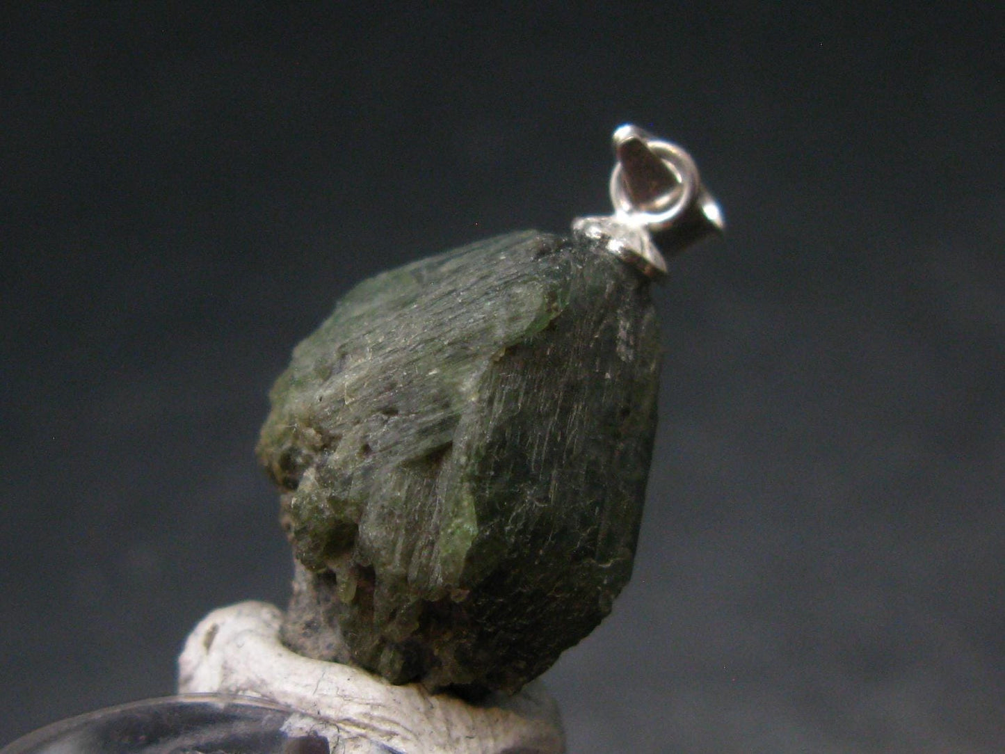 Natural Alexandrite Chrysoberyl Crystal Silver Pendant From Zimbabwe - 4.00 Grams