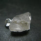 Clear Petalite Crystal Silver Pendant from Brazil - 0.8" - 2.0 Grams