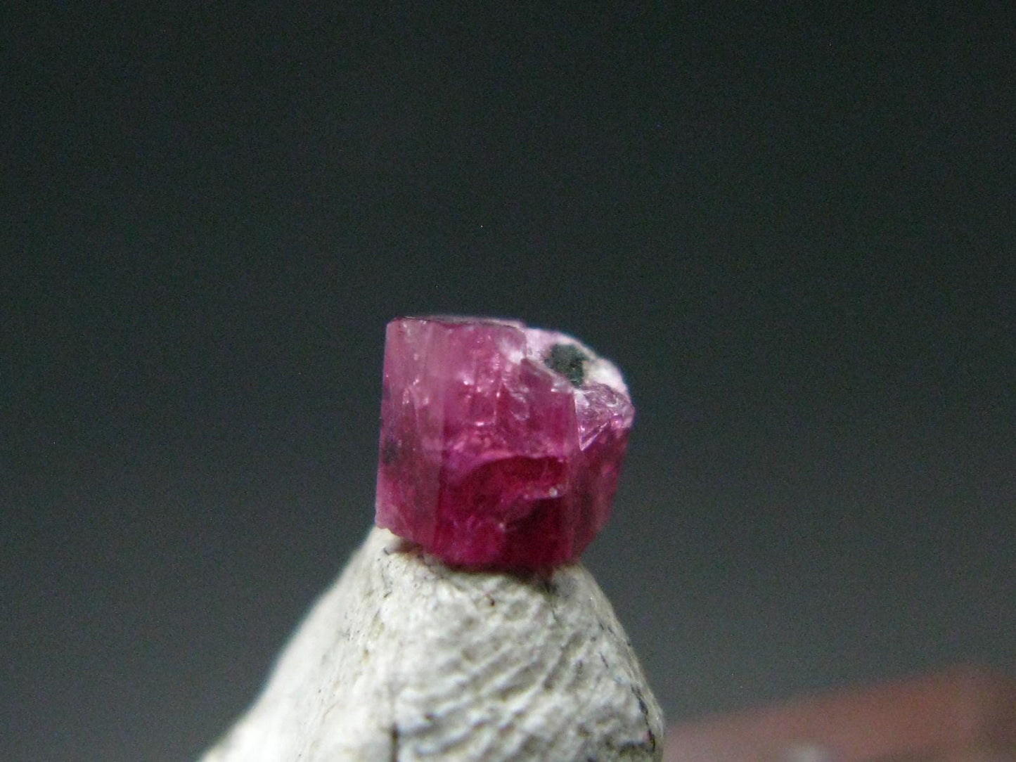 Nice Rare Gem Bixbite Red Emerald Beryl Crystal From Utah USA - 0.39 Carats
