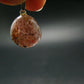 Strawberry Quartz Tumbled Silver Pendant - 1.0" - 4.6 Grams