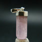 Very Nice Pink Morganite Silver Pendant From Brazil - 1.3" - 4.48 Grams