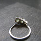 Moldavite Sterling Silver Ring From Czech Republic - Size 5.5 - 2.22 Grams