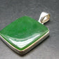 Nephrite Jade Cabochon Pendant From Canada - 1.5" - 9.85 Grams