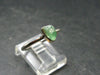 Gem Green Kornerupine Silver Ring From Tanzania - 1.94 Grams - size 7