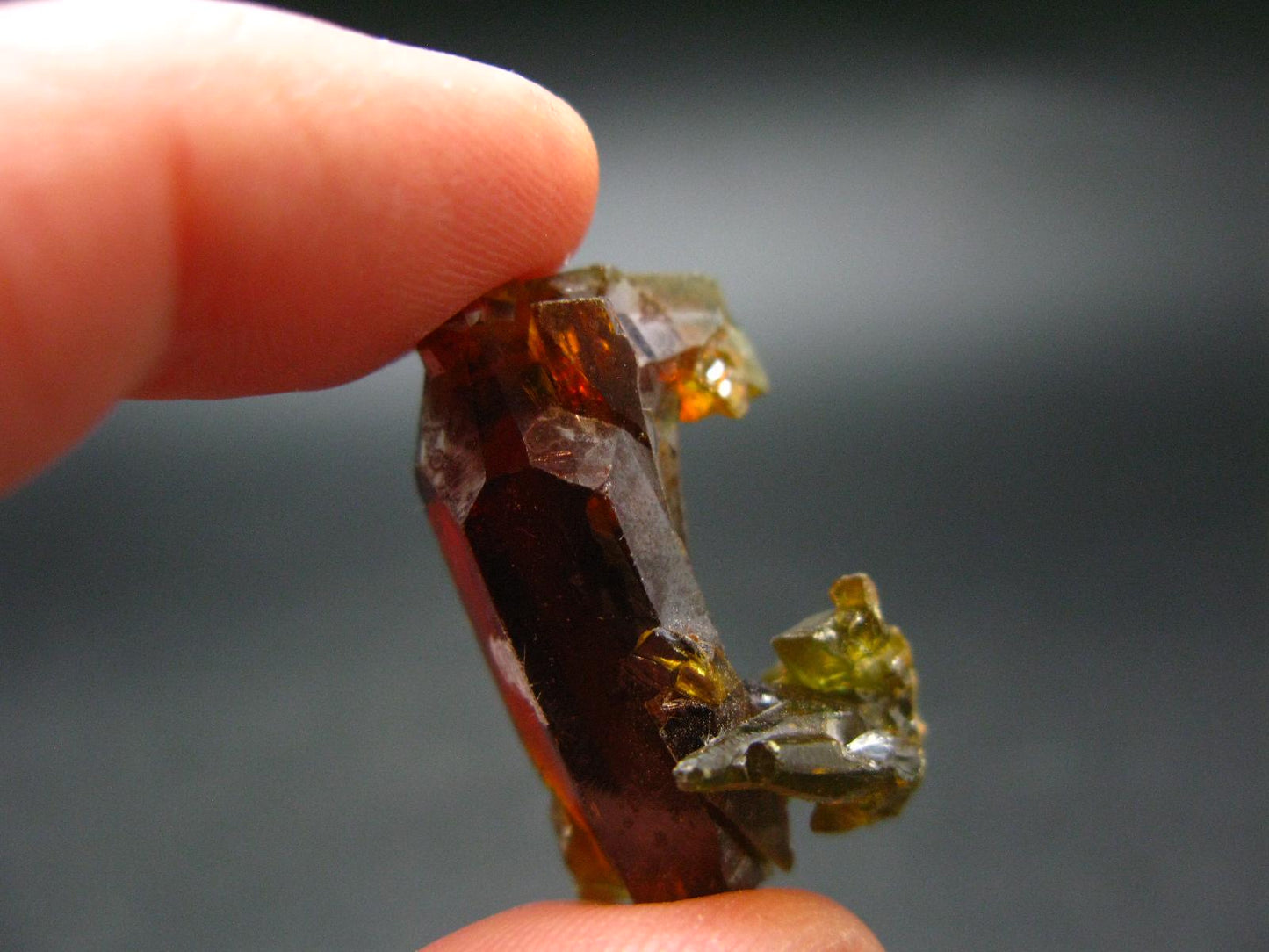 Stunning Fire Red Zincite Zinkite Crystal From Poland - 1.1" - 60.20 Carats