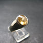 Fabulous Untreated Faceted Gem Imperial Topaz 925 Silver Ring from Brazil - Size 9 - 5.51 Grams