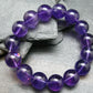 AAA Grade Amethyst Gem Genuine Bracelet ~ 7 Inches ~ 12mm Round Beads