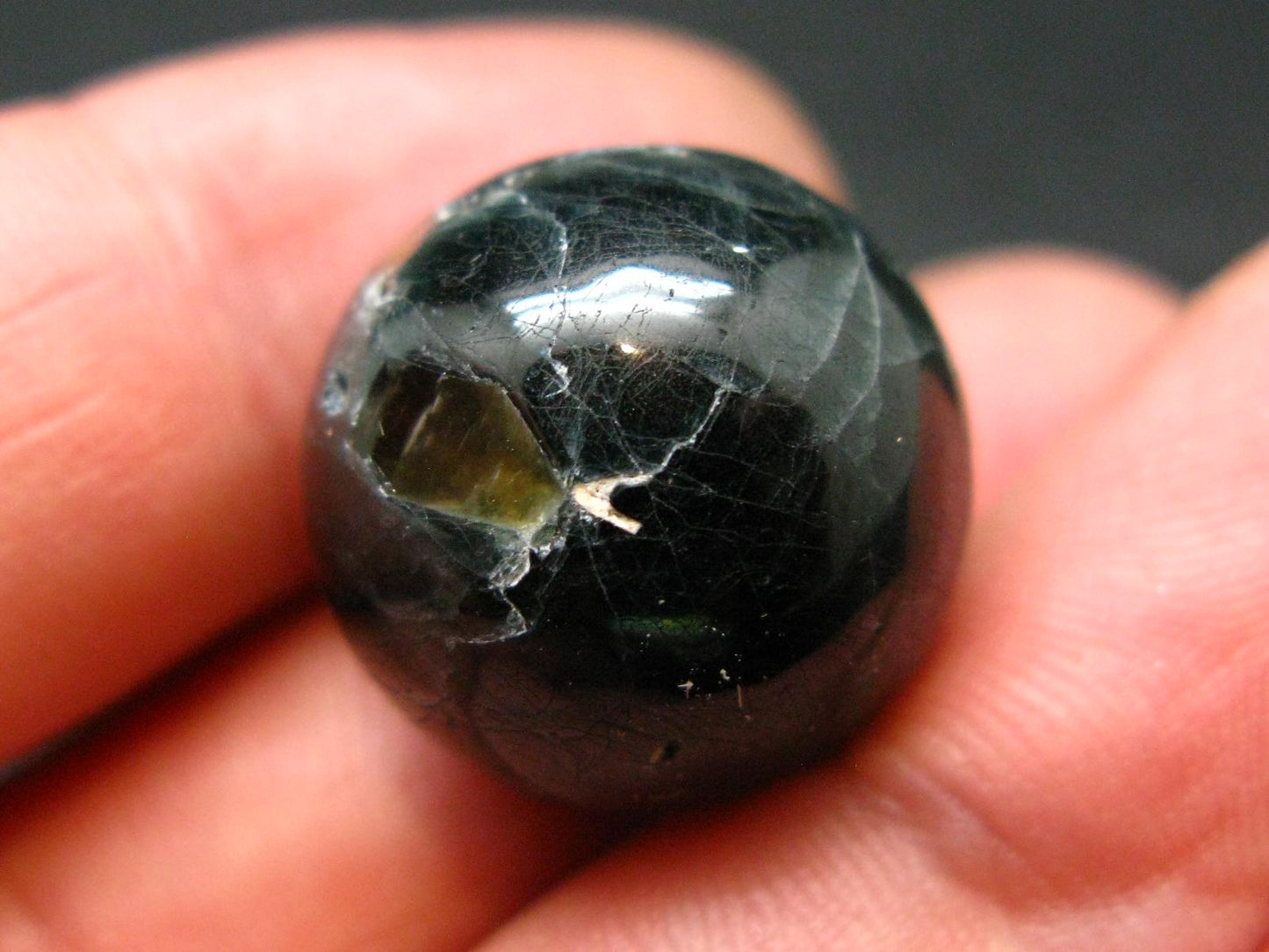 Genuine Blue Spinel Sphere Ball From Madagascar - 1.9cm - 61.65 Carats