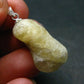 Large Natural Agni Gold Danburite Sterling Silver Pendant from Tanzania - 1.4" - 4.52 Grams