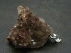 Auralite Super 23 Large Cluster Amethyst Silver Pendant From Canada - 1.4" - 9.60 Grams