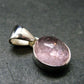 Pink Morganite Silver Pendant From Brazil - 0.8" - 1.96 Grams
