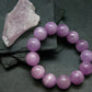 Kunzite Spodumene Genuine Bracelet ~ 7 Inches ~ 16mm Round Beads