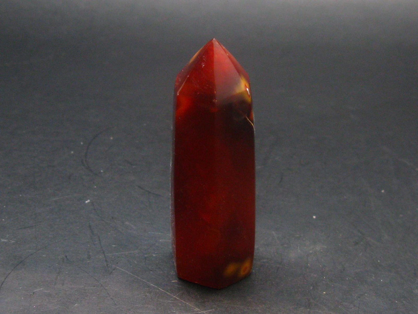 Carnelian Agate Obelisk From Madagascar - 2.8"