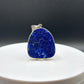 Natural Azurite Statement Charm | Sterling Silver Setting