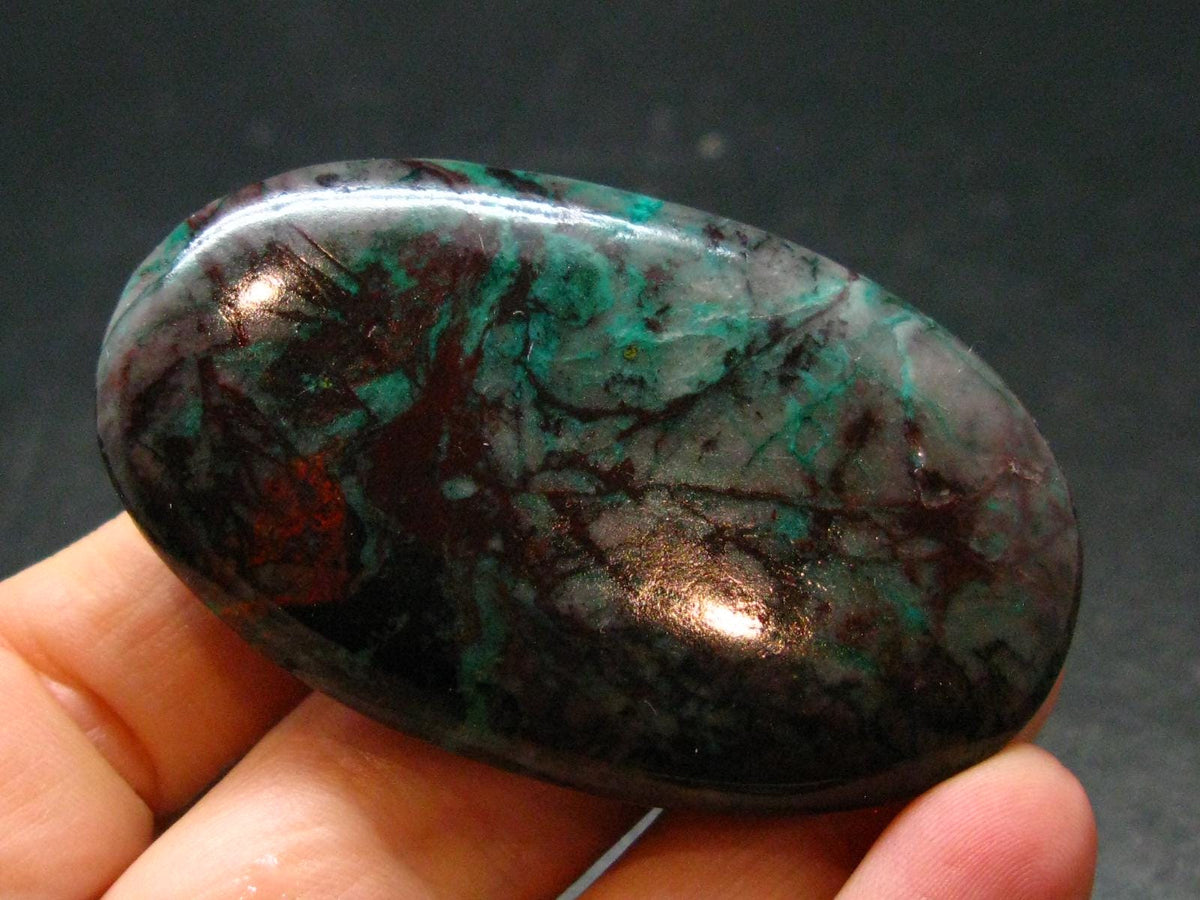 Crimson Cuprite Polished Stone from Mexico - 2.2" - 32.18 Grams